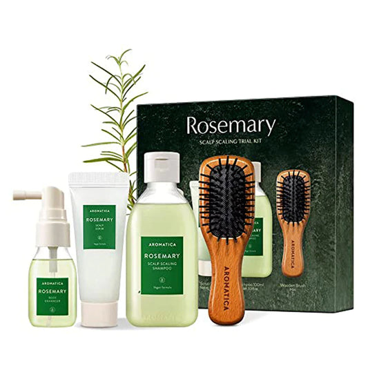 AROMATICA Rosemary Scalp Scaling Trial Kit - THE KDROPS
