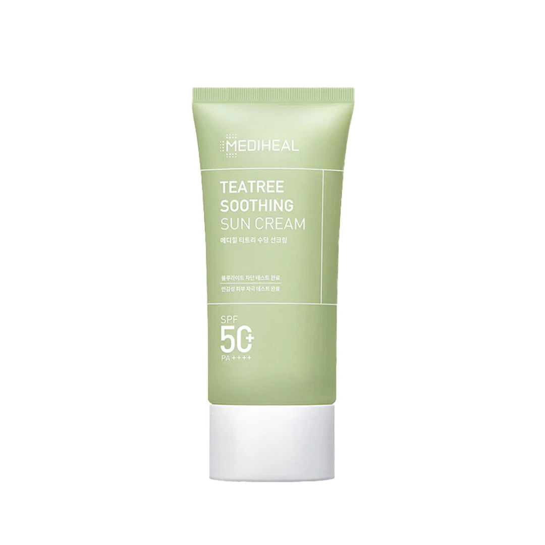 MEDIHEAL Teatree Soothing Sun Cream - THE KDROPS MEDIHEAL sunscreen