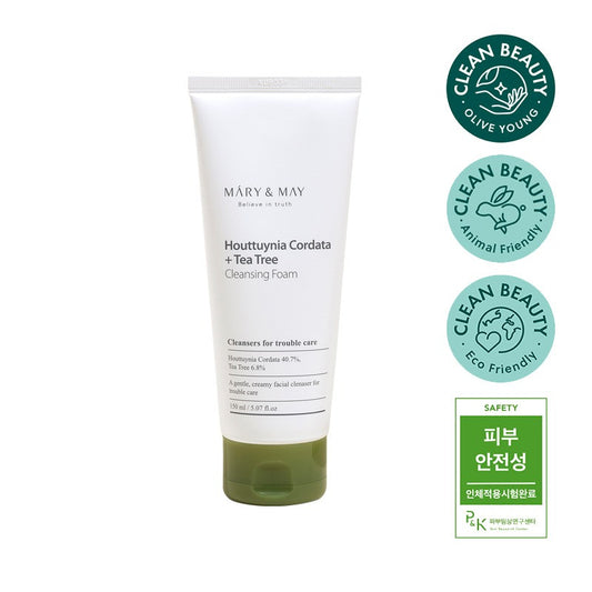 MARY&MAY Houttuynia Cordata+Tea Tree Cleansing Foam - My Store